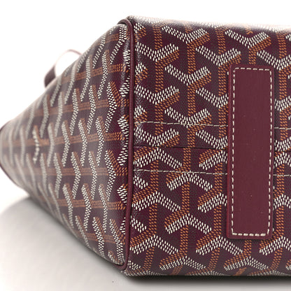 Goyard Goyardine Rouette PM Burgundy 8 of 9