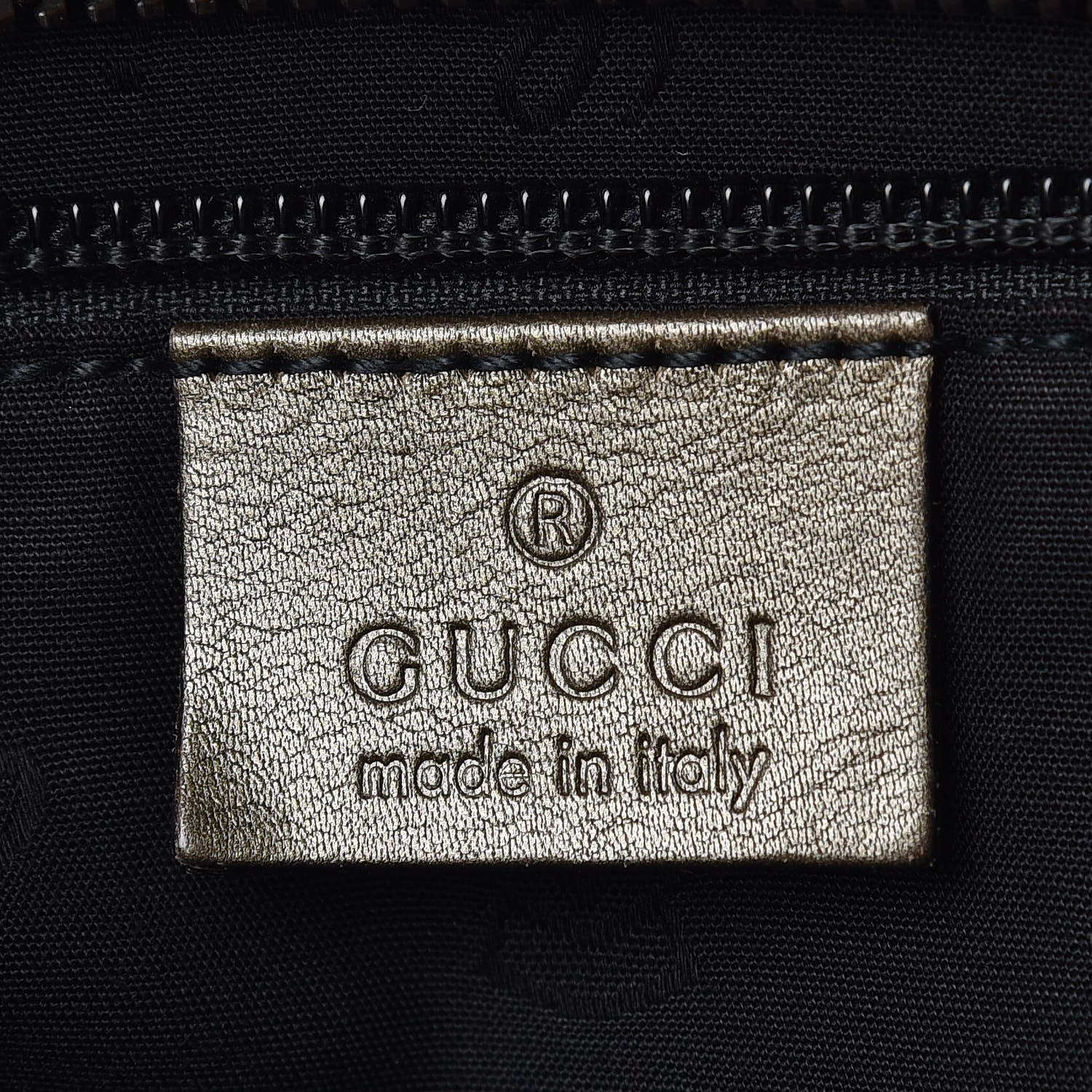 Gucci Imprime Monogram Medium Zippered Shopping Tote Pewter 8 of 9