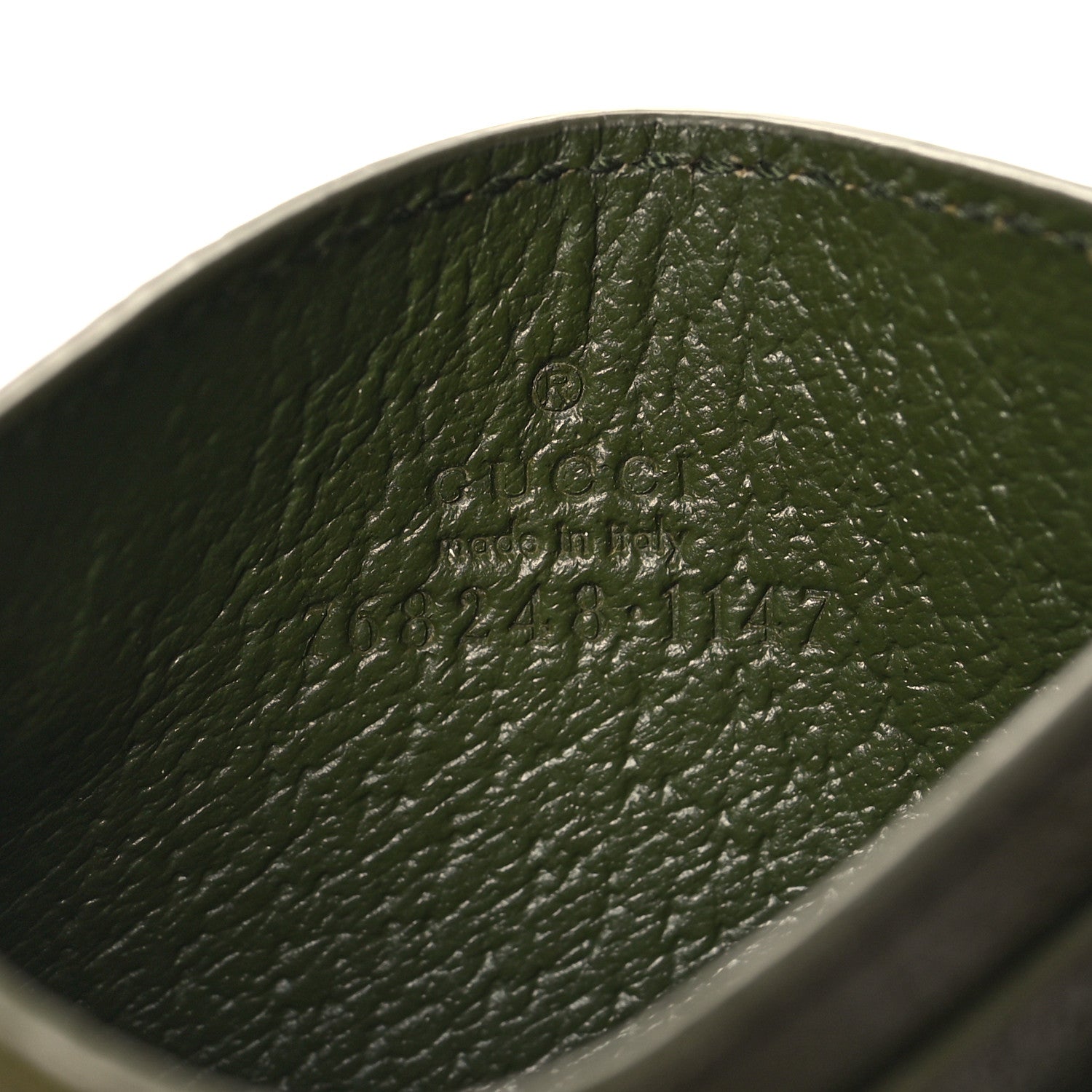 Gucci GG Supreme Monogram Bi-Color Card Holder Black 6 of 6