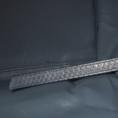 Celine Python Medium Phantom Luggage Blue 8 of 14