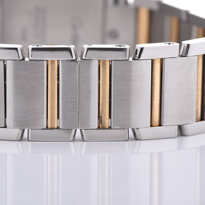 Cartier Stainless Steel 18K Yellow Gold 25mm Tank Francaise Quartz Watch 8 of 9