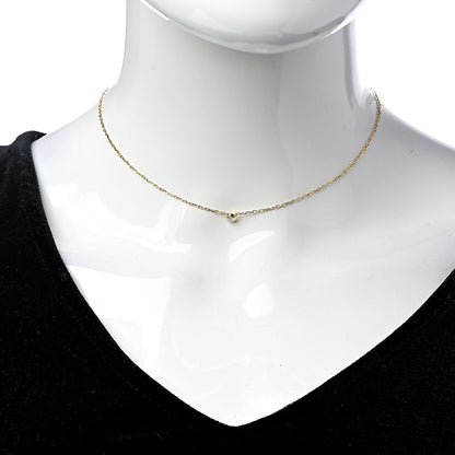 Cartier 18K Yellow Gold Diamond SM D'Amour Pendant Necklace 2 of 6