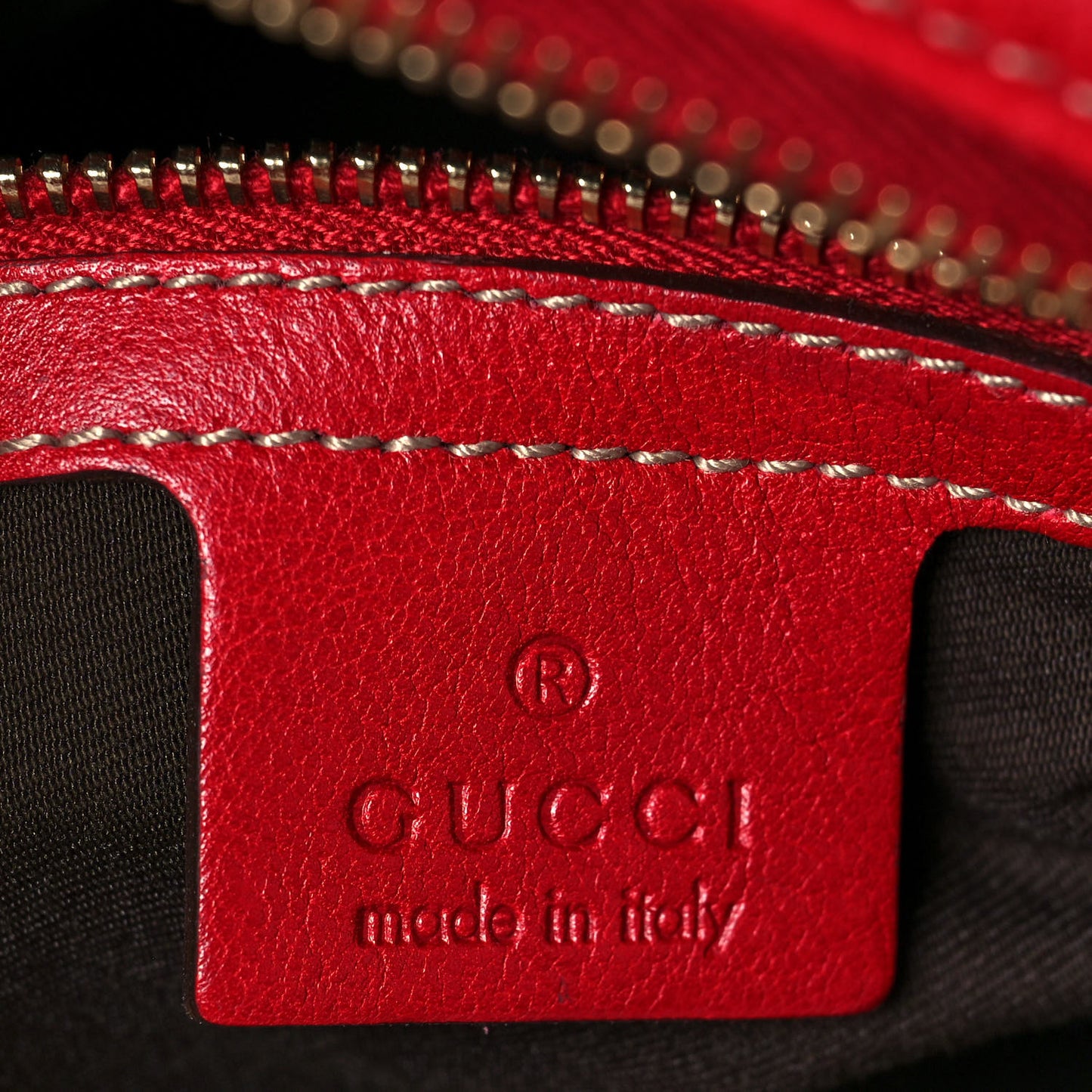 Calfskin Medium Horsebit Chain Hobo Red