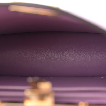 Fendi Shiny Nappa Petite Peekaboo I SEE U Satchel Agapanto 5 of 12