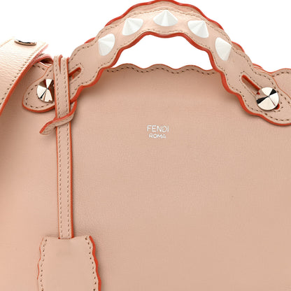 Fendi Vitello Dolce Scalloped Studded Medium By The Way Boston Bag Plaster 9 of 14