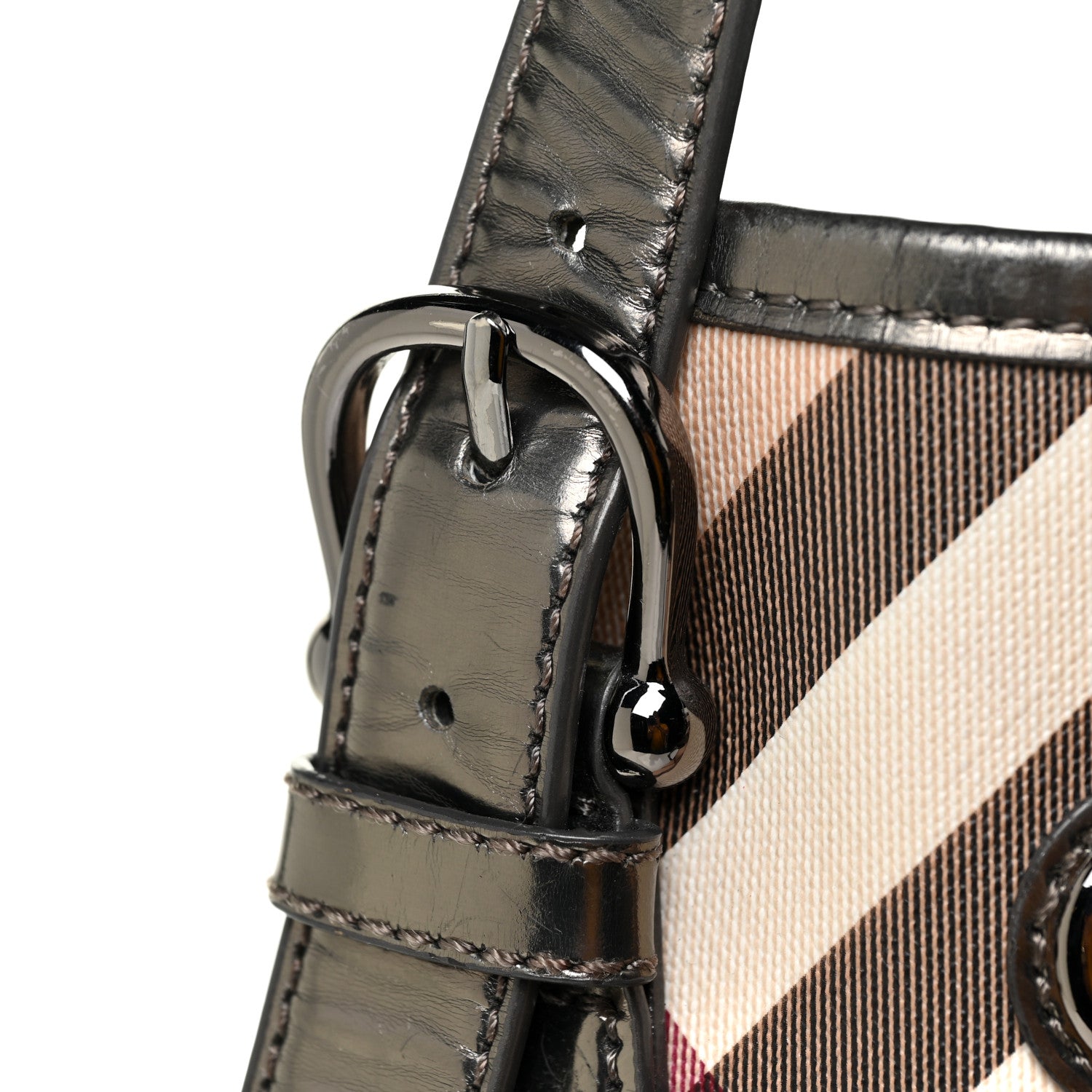Burberry Supernova Check Drawstring Tote 13 of 24