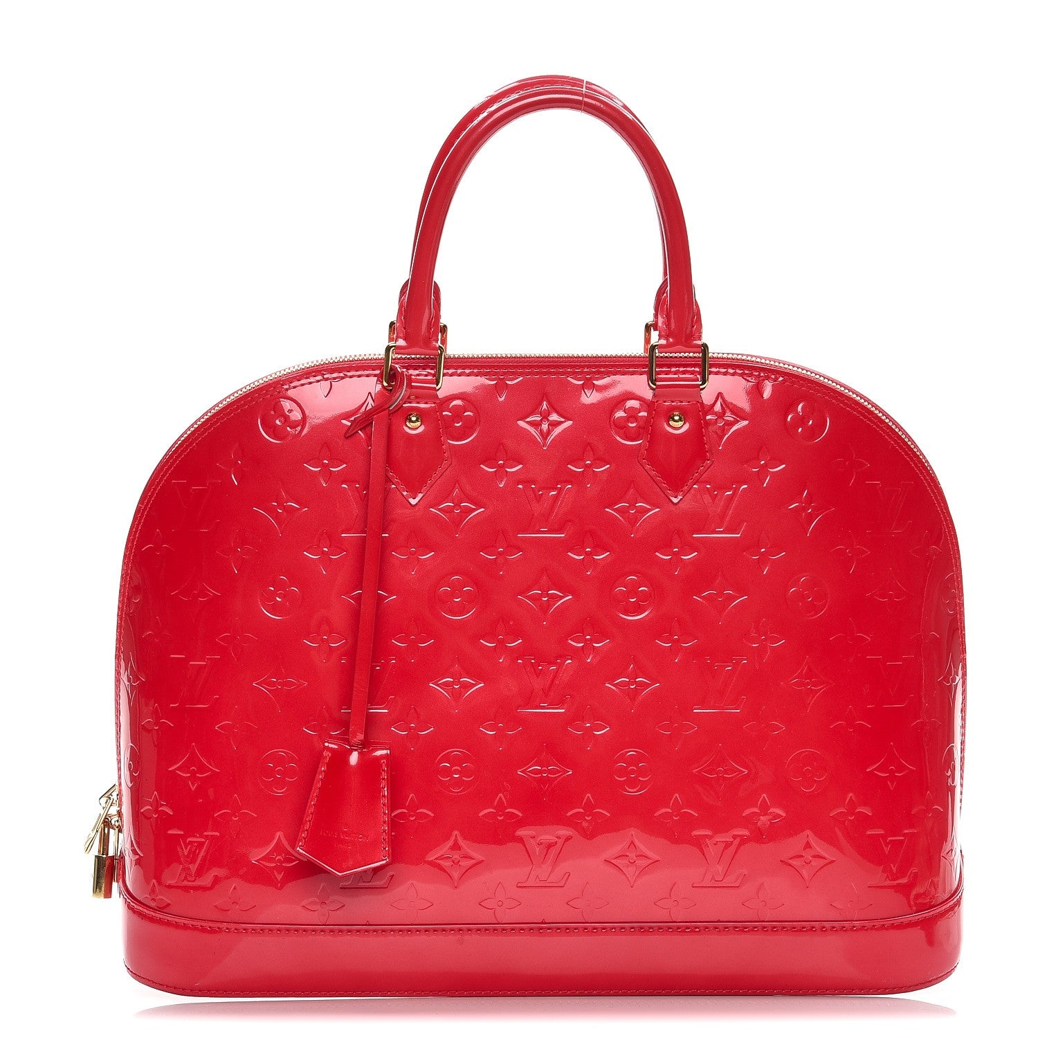Louis Vuitton Vernis Alma GM Rouge Grenadine 1 of 14