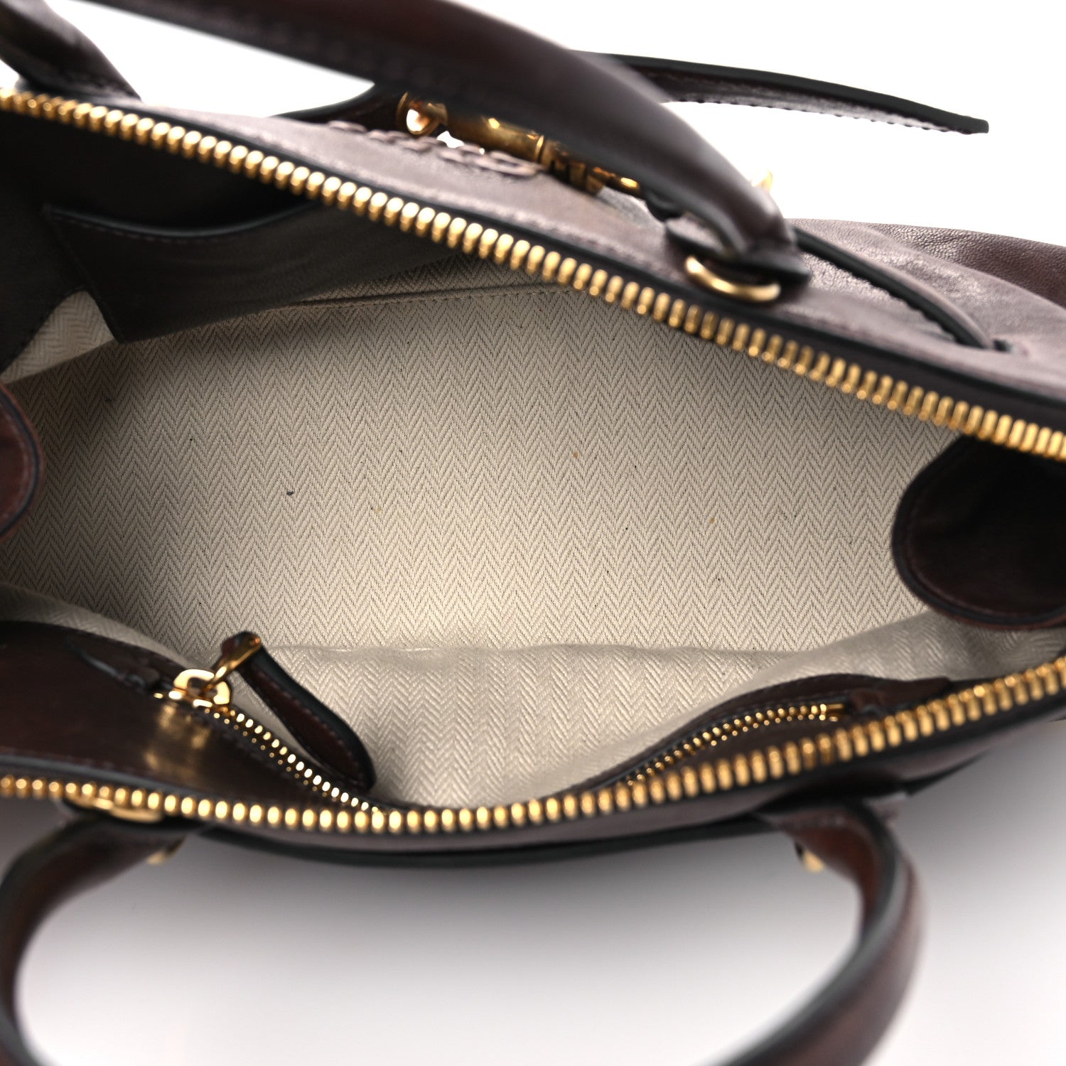 Miu Miu Nappa Aviator Regular Aventure Bag Briarwood 5 of 13