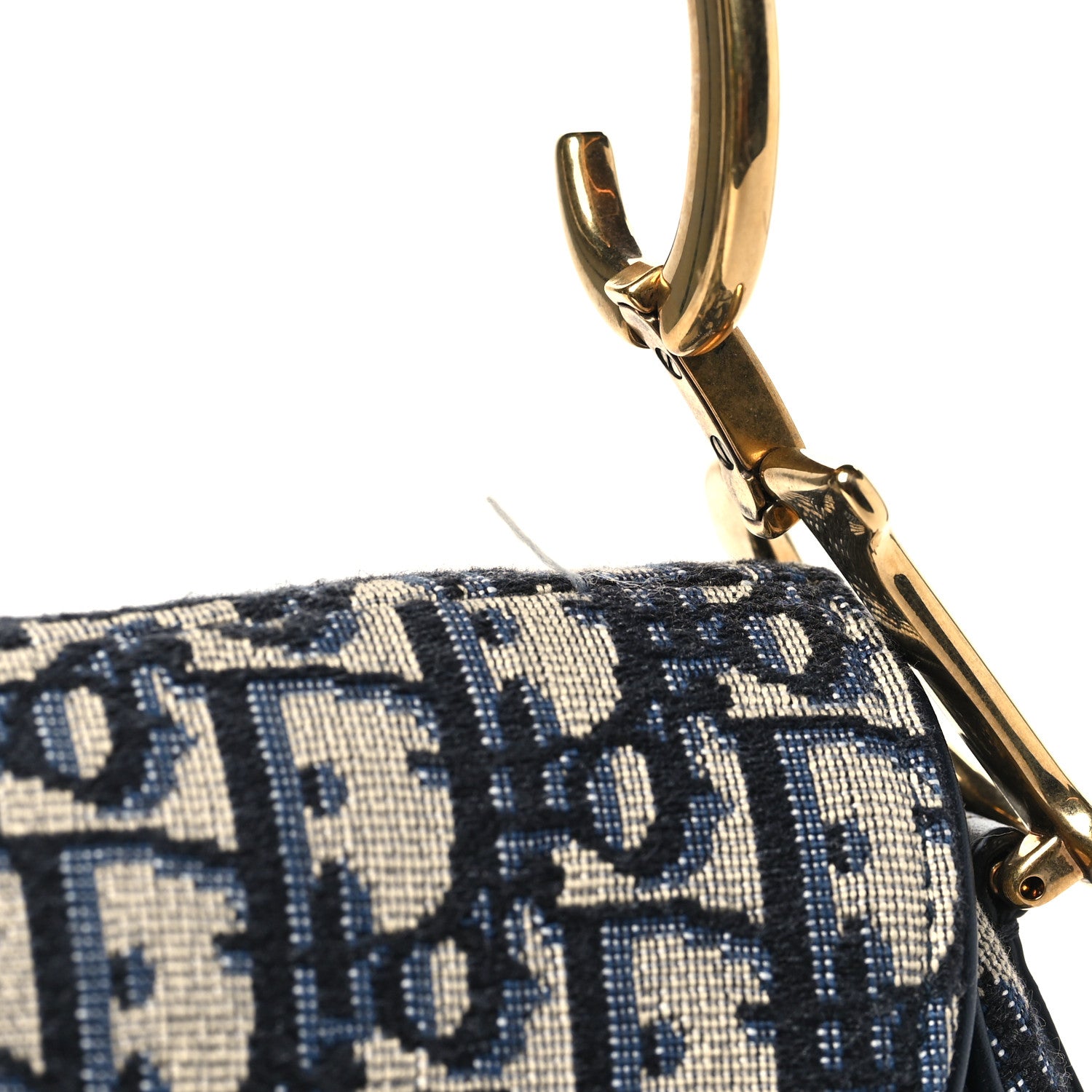 Christian Dior Oblique Saddle Bag Blue 12 of 12