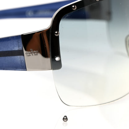 Gucci Studded Shield Sunglasses GG 1819/S Blue 7 of 10