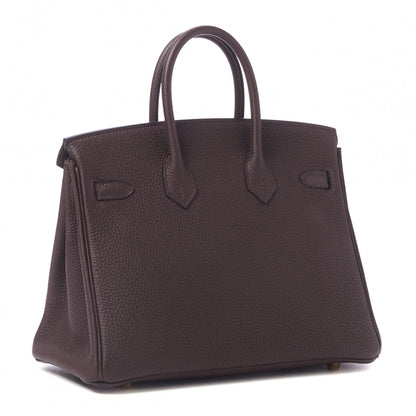 Hermes Togo Birkin 25 Chocolate 3 of 33