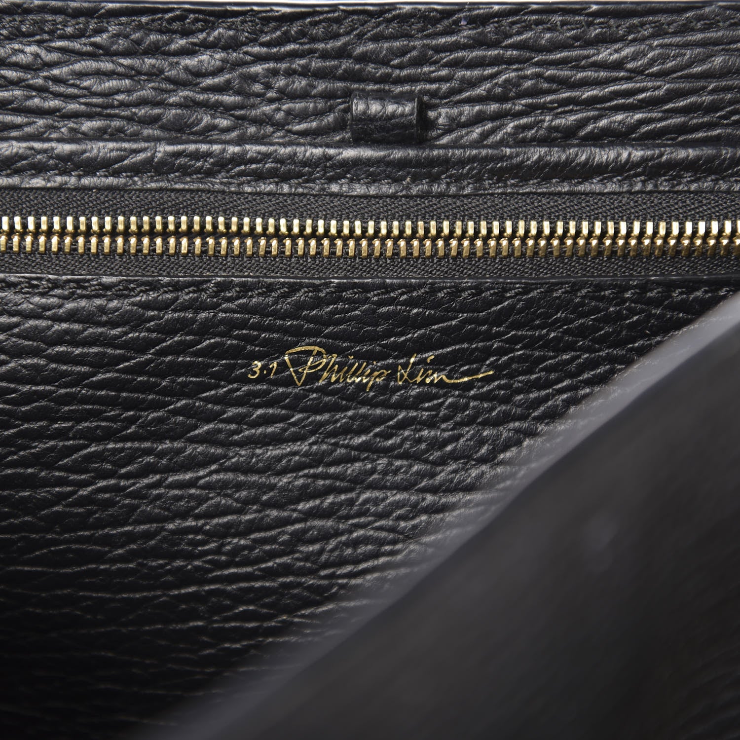 3.1 Phillip Lim 3.1 Textured Calfskin Medium Pashli Satchel Black 6 of 14