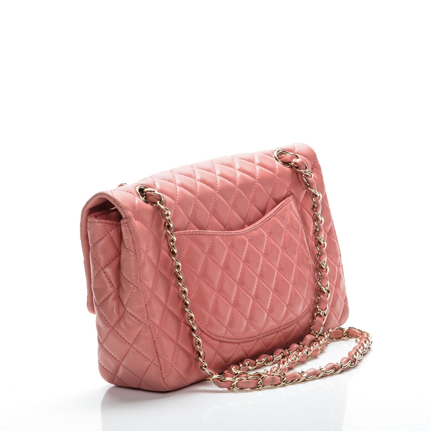 Chanel Lambskin Quilted Valentine Charms Medium Single Flap Pink 3 of 8
