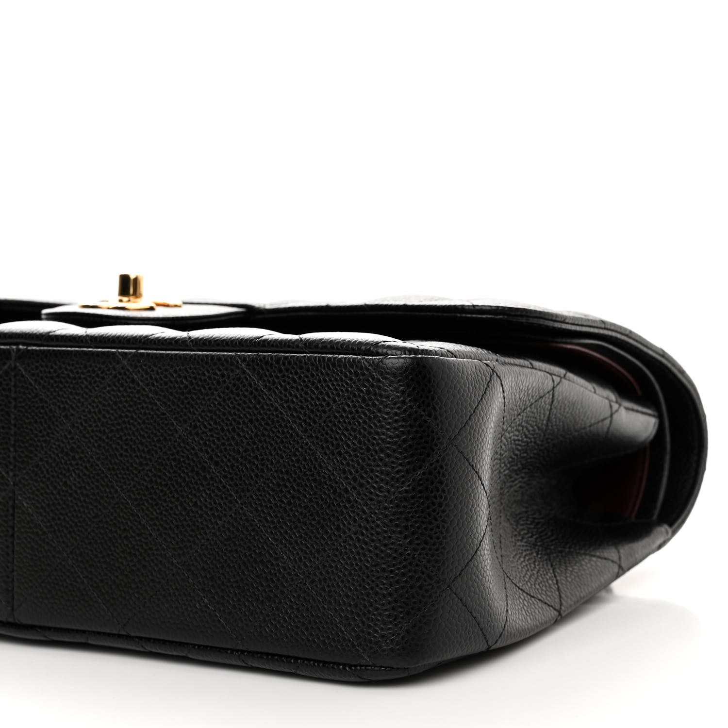 Chanel Caviar Quilted Jumbo Double Flap Black 10 of 10