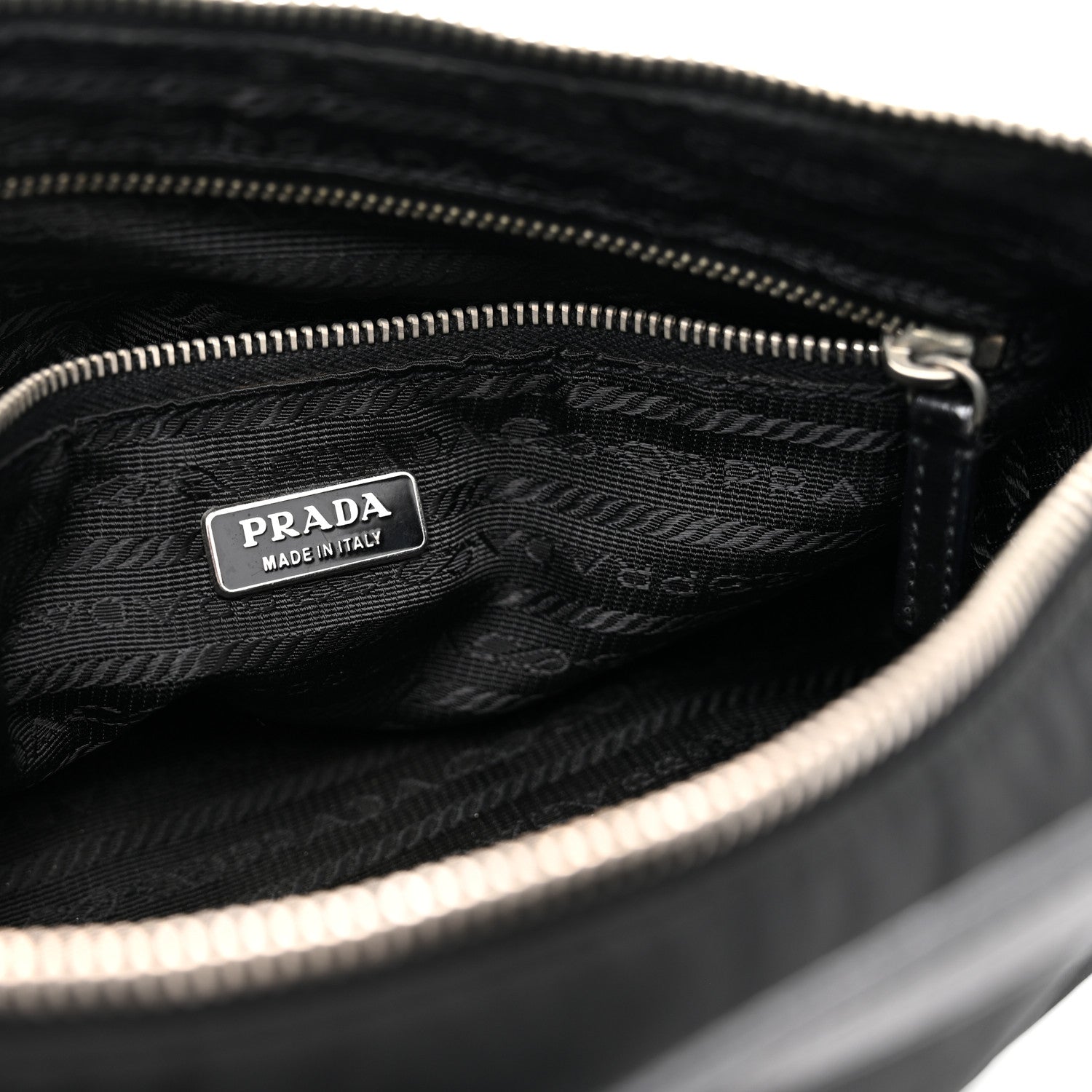 Prada Tessuto Sirio Pochette Black 6 of 13