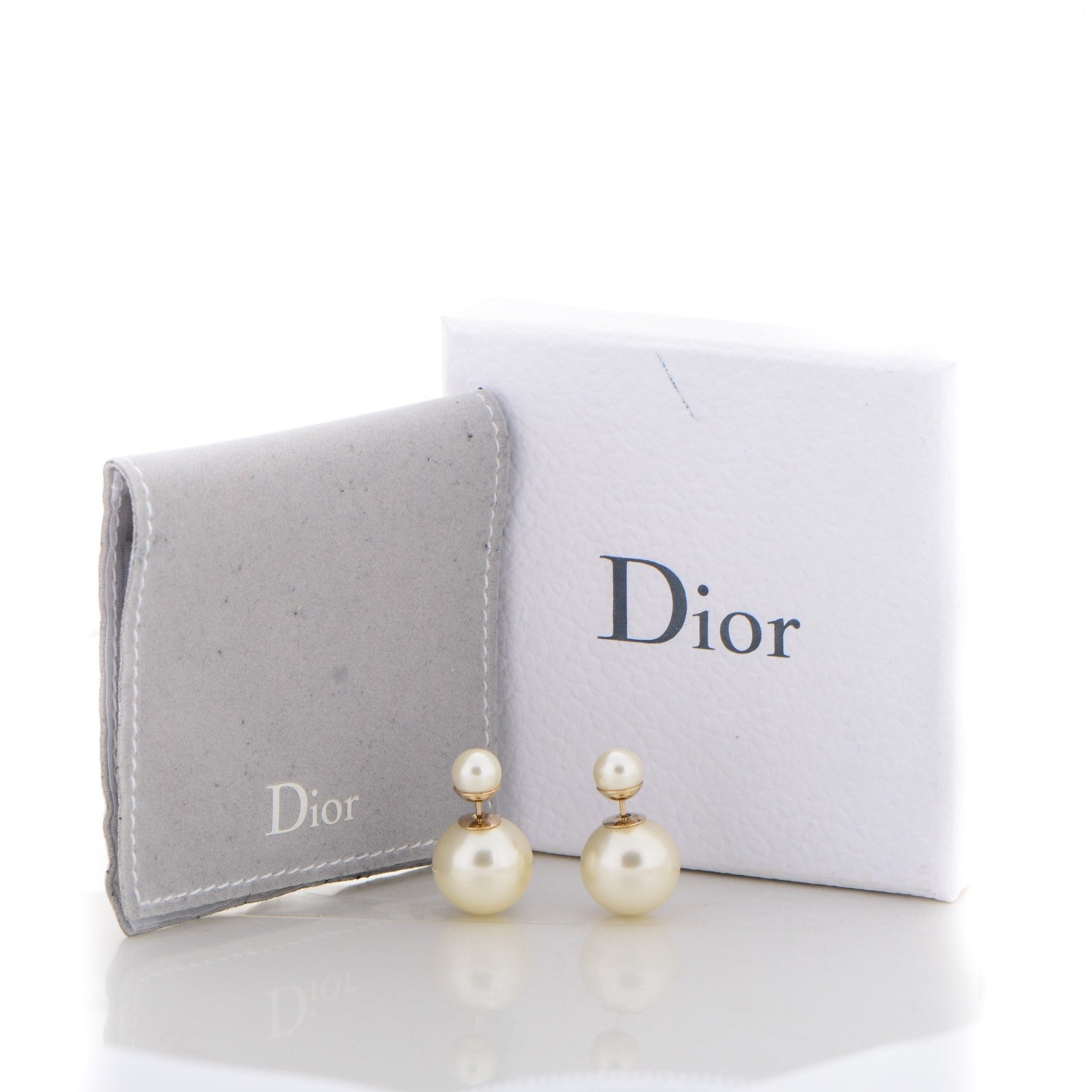 Christian Dior Pearl Mise En Dior Tribal Earrings 5 of 5