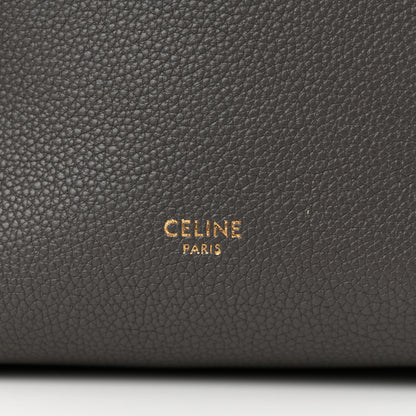 Celine Soft Grained Calfskin Small Sangle Bucket Bag Kohl 7 of 15