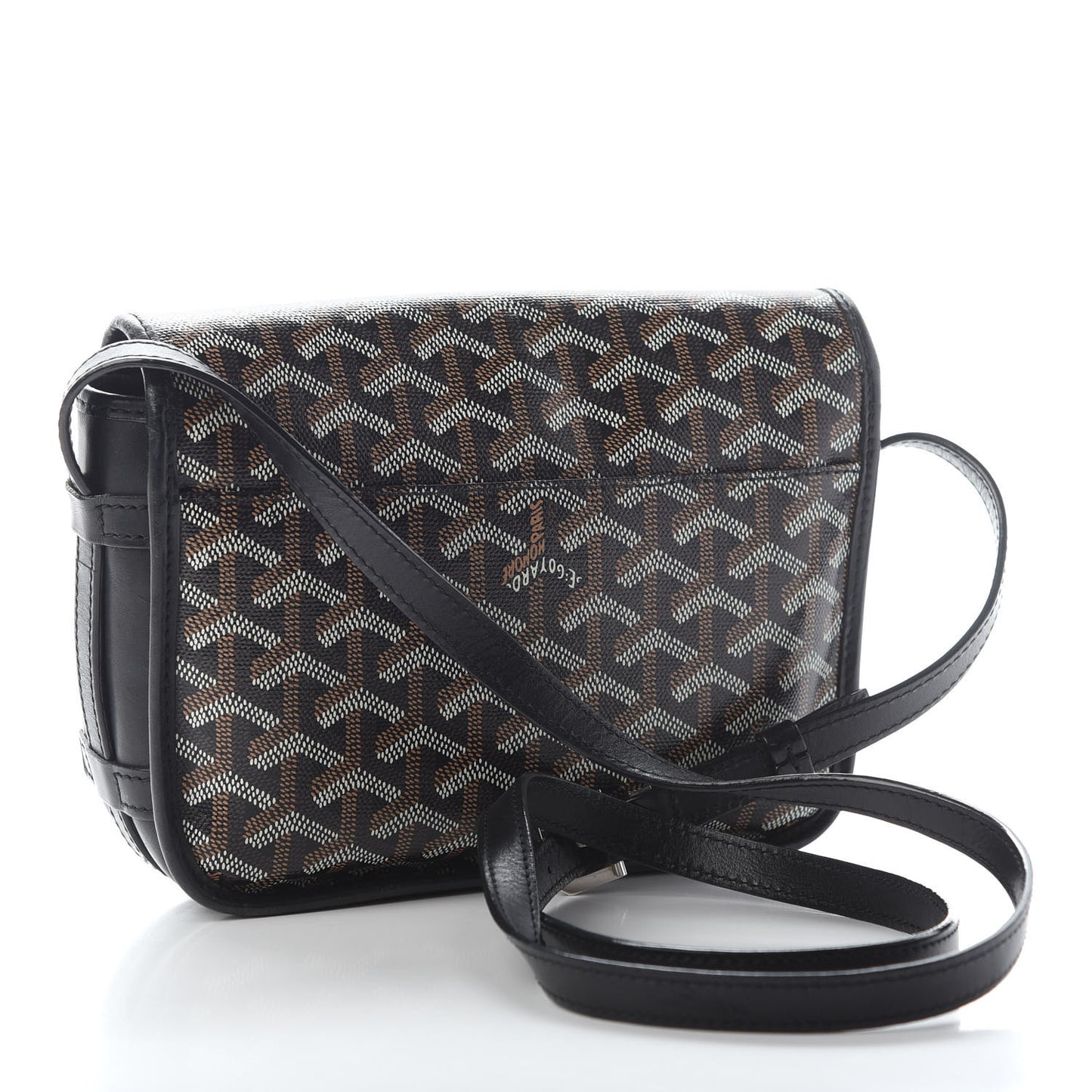 Goyardine Belvedere PM Messenger Bag Black