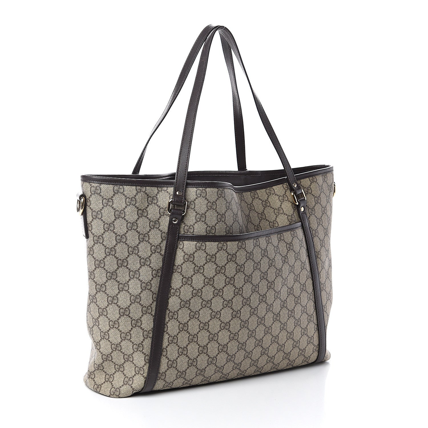 Gucci GG Supreme Monogram Medium Joy Tote Brown 2 of 8