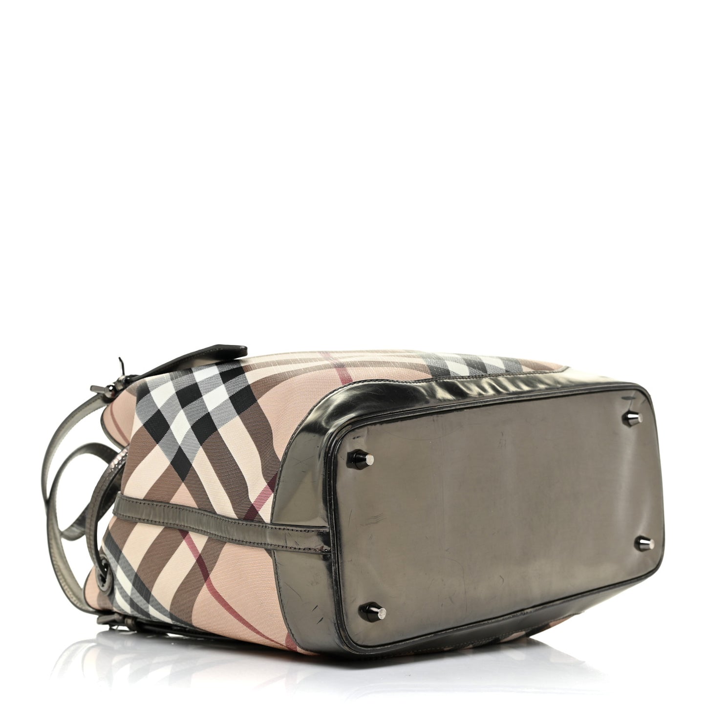 Supernova Check Drawstring Tote