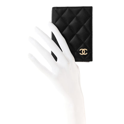 Chanel Caviar Quilted Card Holder Wallet Black 2 of 11