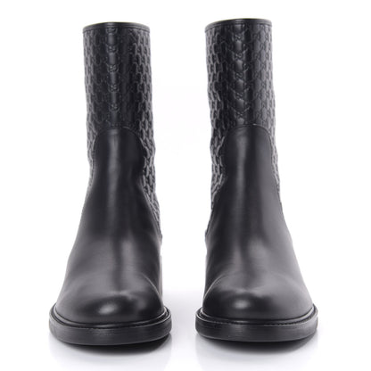 Gucci Soft Microguccissima Zip Boots 39 Black 3 of 9