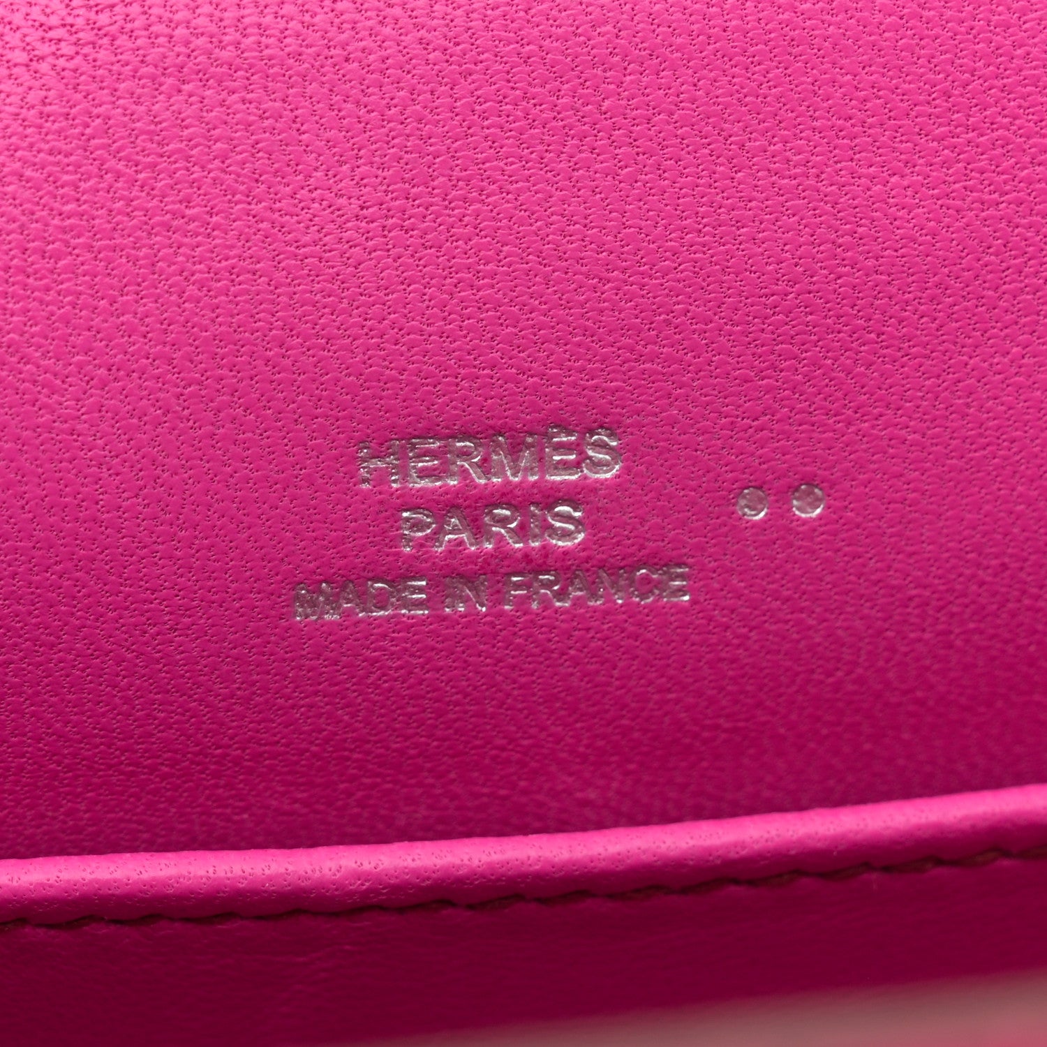 Hermes Shiny Niloticus Crocodile Kelly Pochette Fuchsia 6 of 13