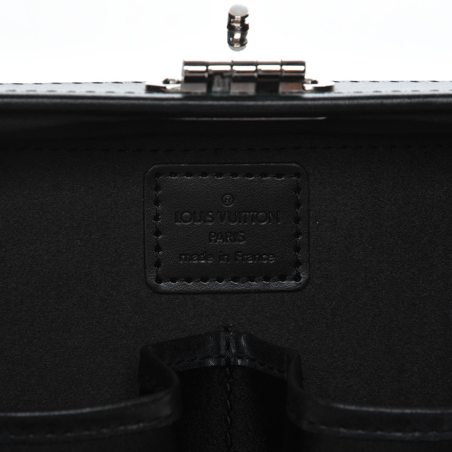 Louis Vuitton Monogram Glace Valisette PM Black 7 of 8