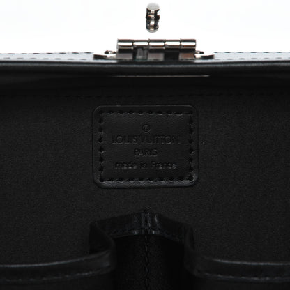 Louis Vuitton Monogram Glace Valisette PM Black 7 of 8