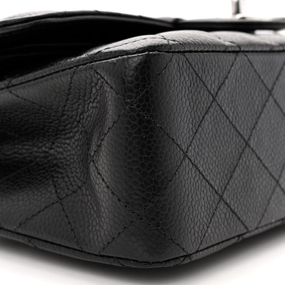 Chanel Caviar Quilted Medium Double Flap Black 9 of 11