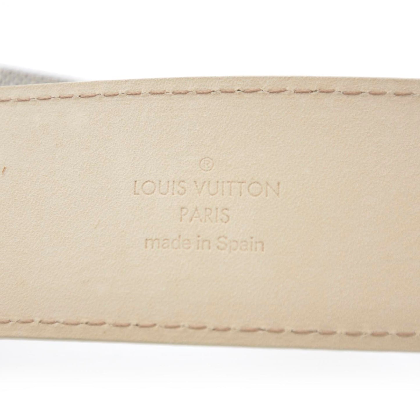 Damier Azur LV Initiales Belt 80 32