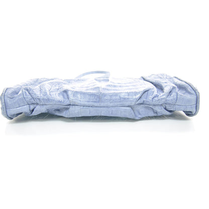 Nancy Gonzalez Crocodile Shoulder Bag Blue 4 of 7