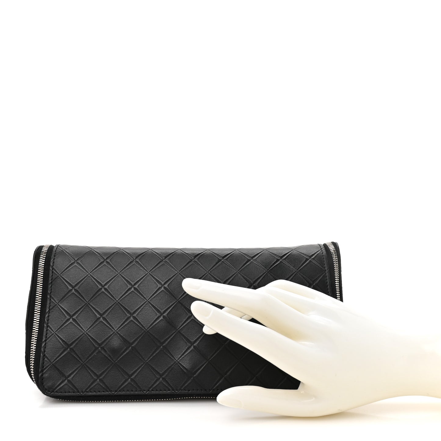 Calfskin Intarsio Toiletry Case Black