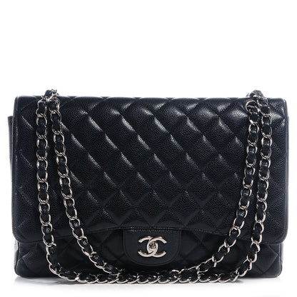 Chanel Caviar Maxi Single Flap Black 1 of 9