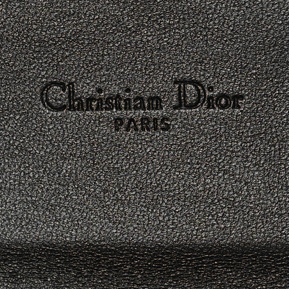 Christian Dior Grained Calfskin Cannage Lady Dior Rendezvous Chain Wallet Black 7 of 11