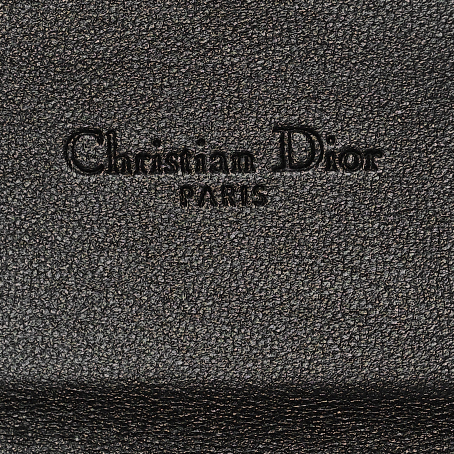 Christian Dior Grained Calfskin Cannage Lady Dior Rendezvous Chain Wallet Black 7 of 11