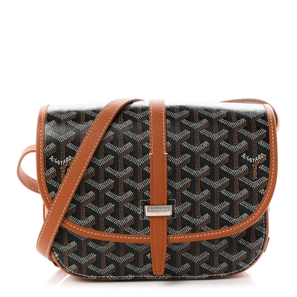 Goyard Goyardine Belvedere II PM Messenger Bag Black Gold 1 of 8