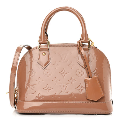 Louis Vuitton Vernis Alma BB Rose Velours 1 of 9