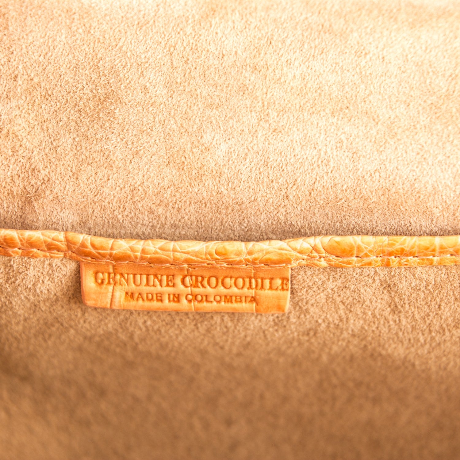 Nancy Gonzalez Crocodile Frame Bag Peach 7 of 7
