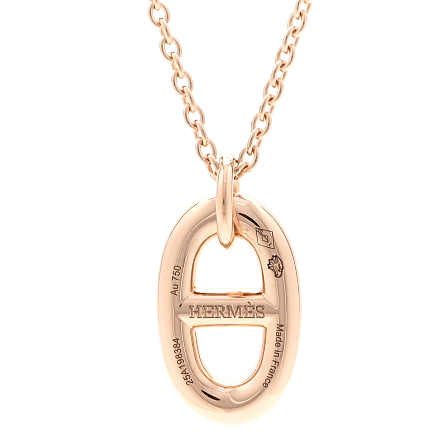 Hermes 18K Rose Gold PM Farandole Pendant Necklace 4 of 6
