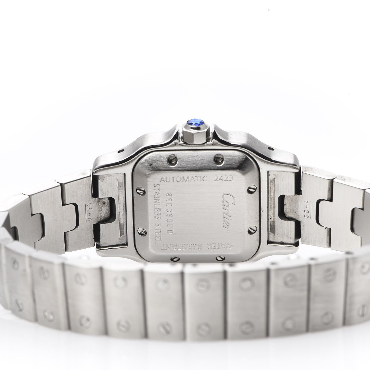 Cartier Stainless Steel 24mm Santos de Galbee Automatic Watch 5 of 10