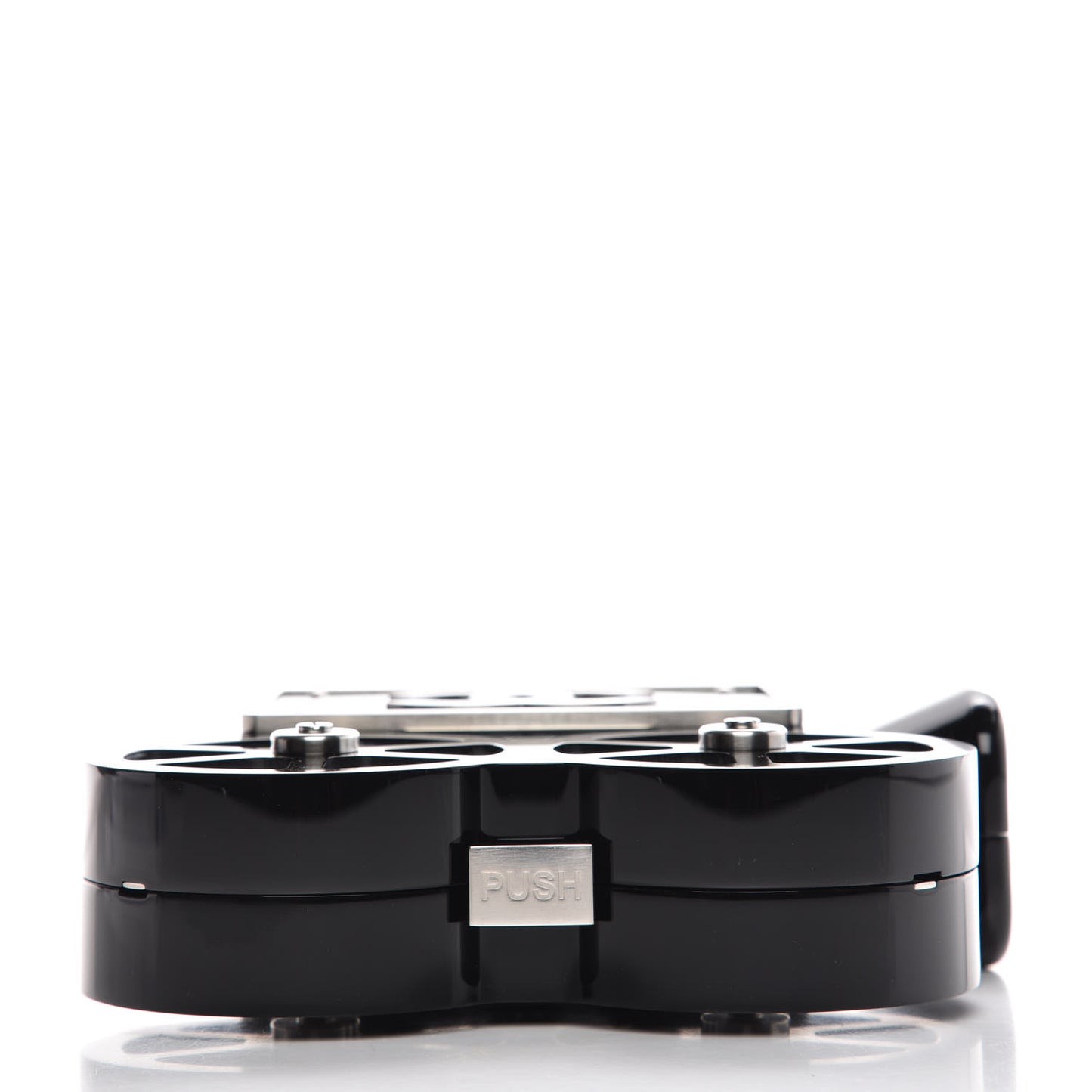 Plexiglass Crystal Buonasera Film Projector Minaudiere Clutch Black