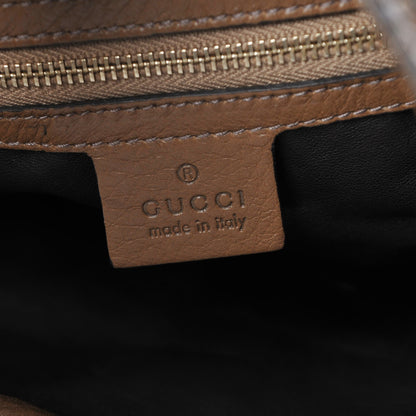 Gucci Python Medium G Wave Shoulder Bag Caramel 7 of 8