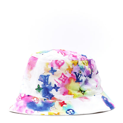 Louis Vuitton Watercolor Cotton Transformable Bob Bucket Hat 58 Multicolor 1 of 8