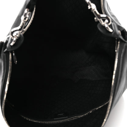 Gucci Grained Calfskin Medium Brea Crossbody Bag Black 5 of 11