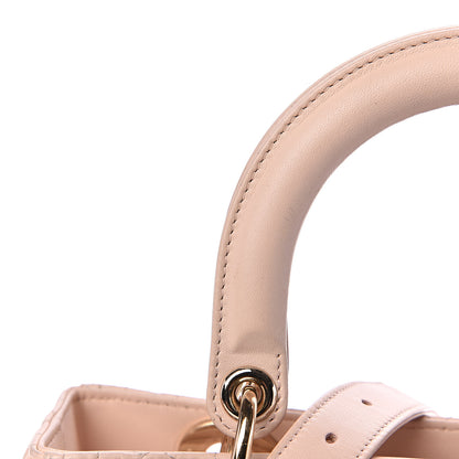 Christian Dior Lambskin Cannage Medium Lady Dior Light Pink 7 of 10
