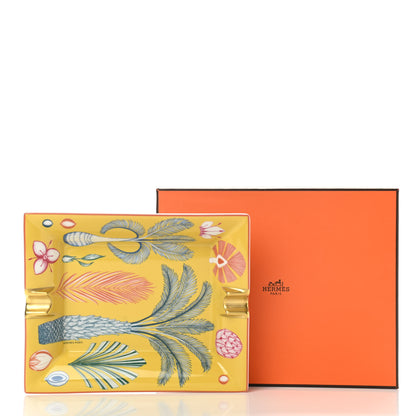 Hermes Porcelain Index Palmarum Ashtray Soleil 6 of 6