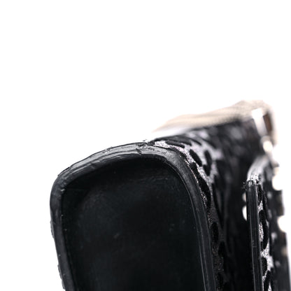 Saint Laurent Glitter Leopard Small Monogram Kate Tassel Satchel Platine Black 12 of 12