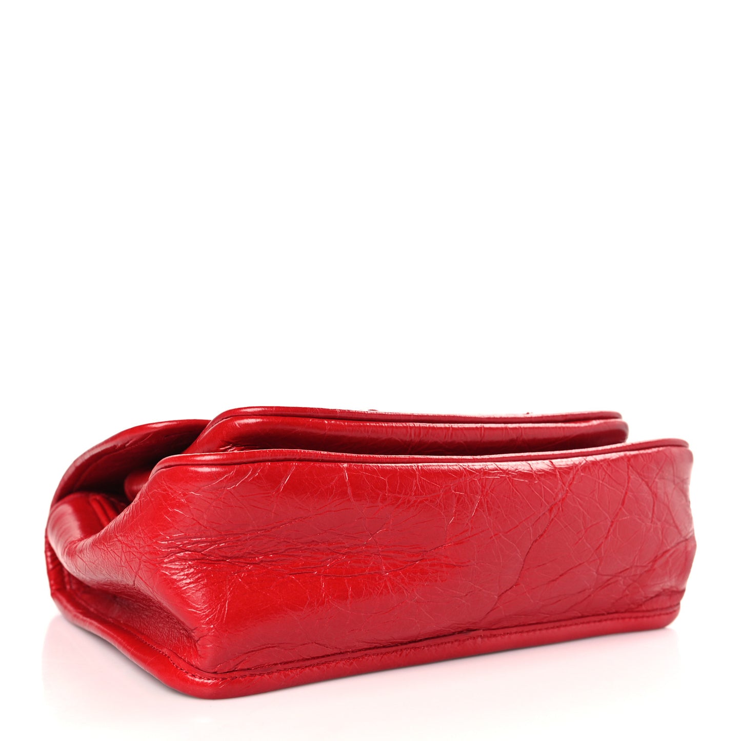 Crinkled Calfskin Matelasse Monogram Baby Niki Chain Satchel Rouge Eros