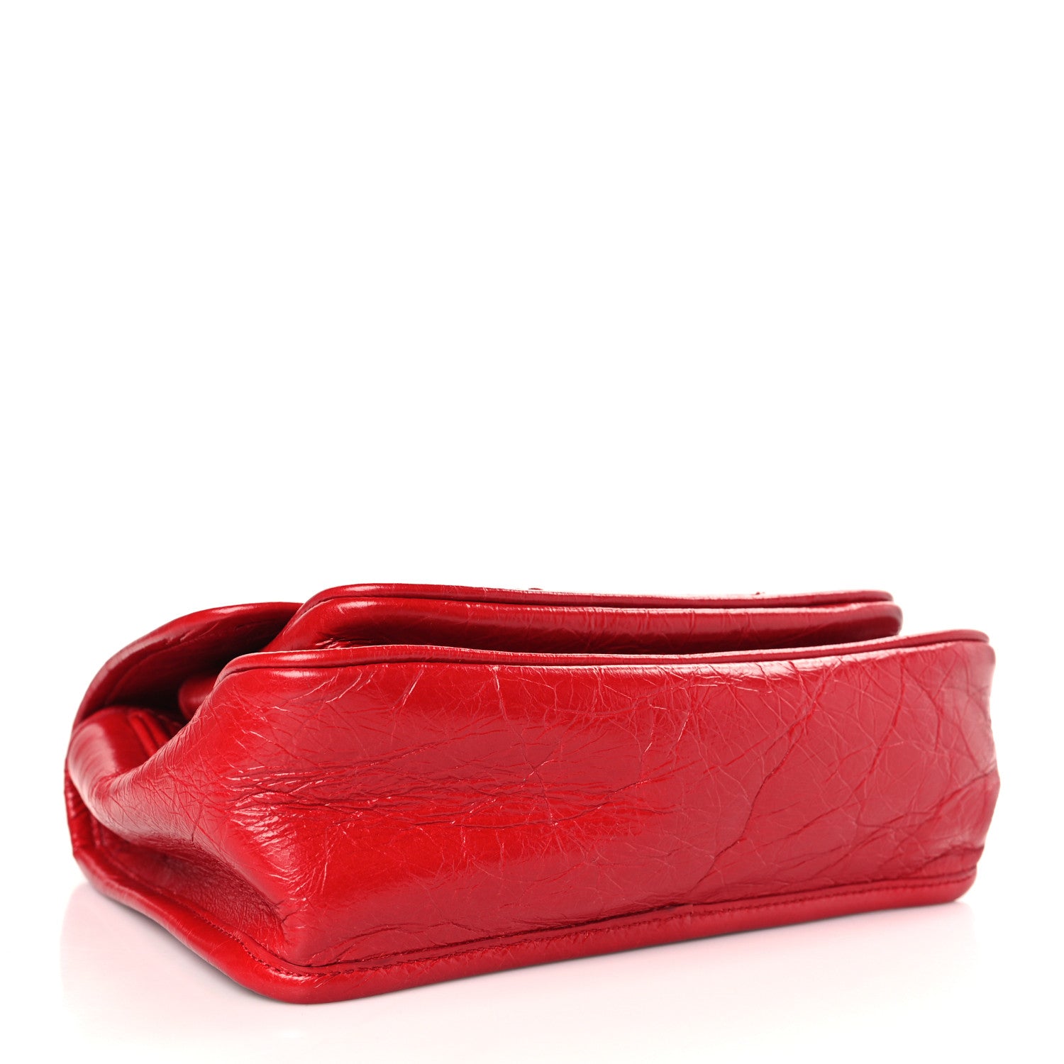 Saint Laurent Crinkled Calfskin Matelasse Monogram Baby Niki Chain Satchel Rouge Eros 4 of 8